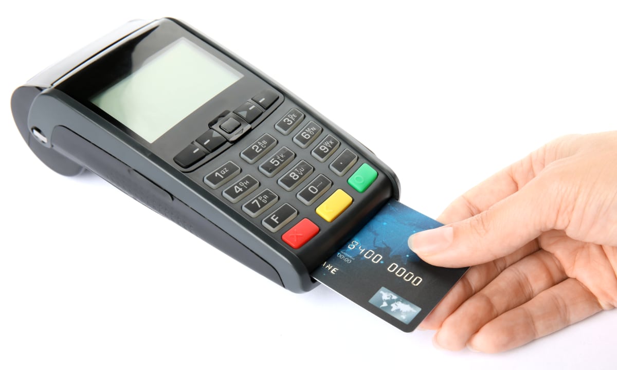 Give the card payment machine a shot